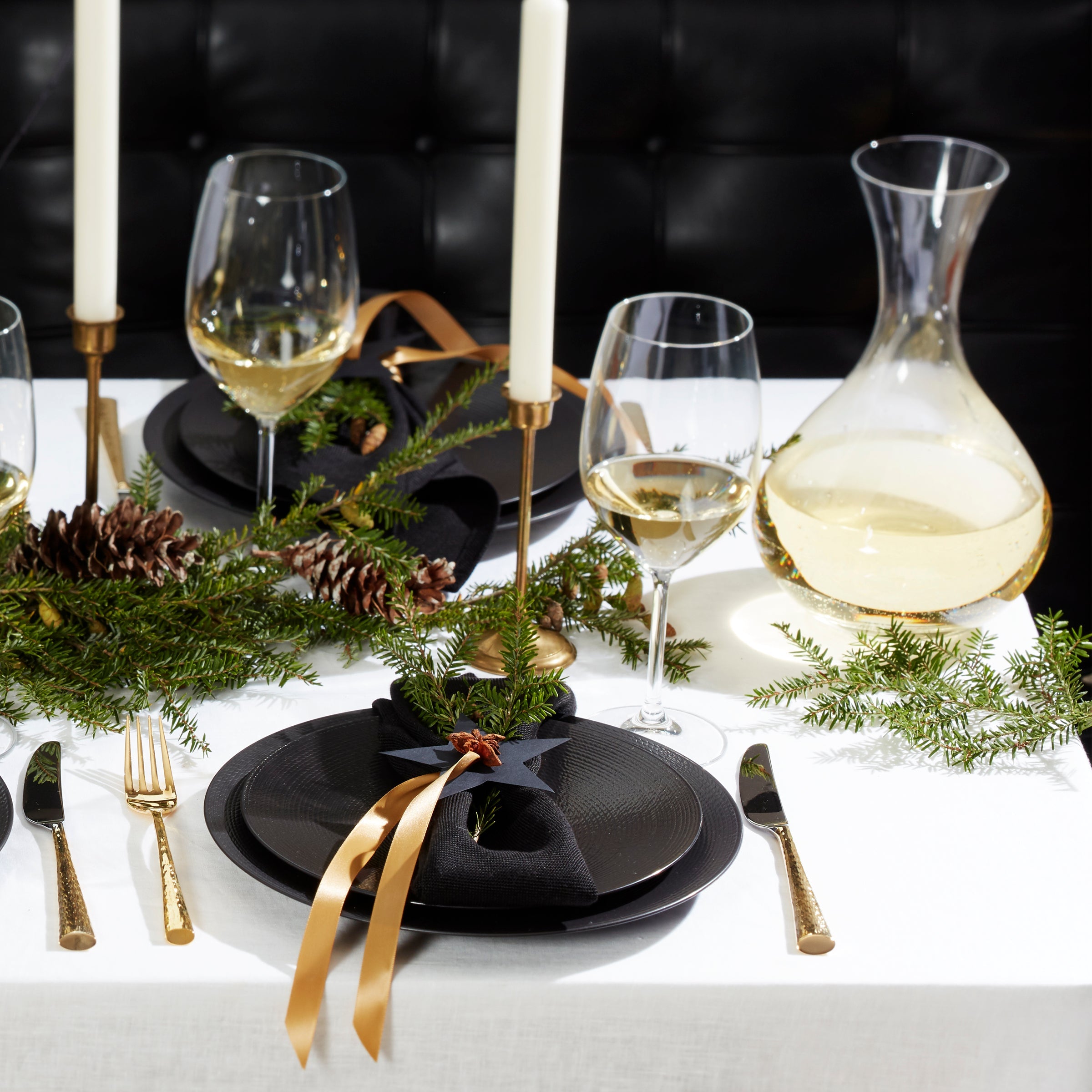 Tuscany Classics Decanter & Stemless Wine Glass Set – Lenox