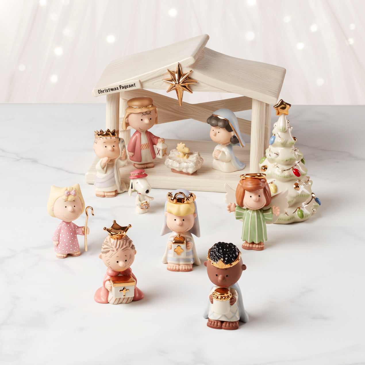 ⭐︎Noel⭐︎ Amazon.com: Lenox 894794 Jingle Bell Ornament, Set of 4