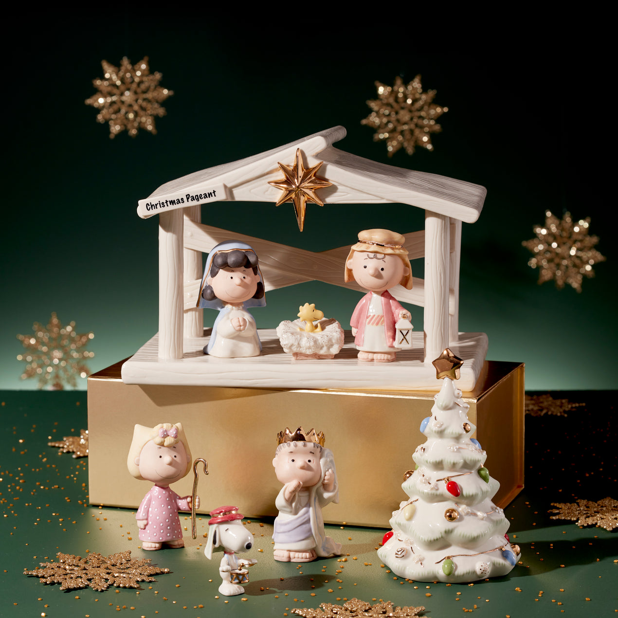 Peanuts The Christmas Pageant & Creche 8-Piece Set – Lenox Corporation