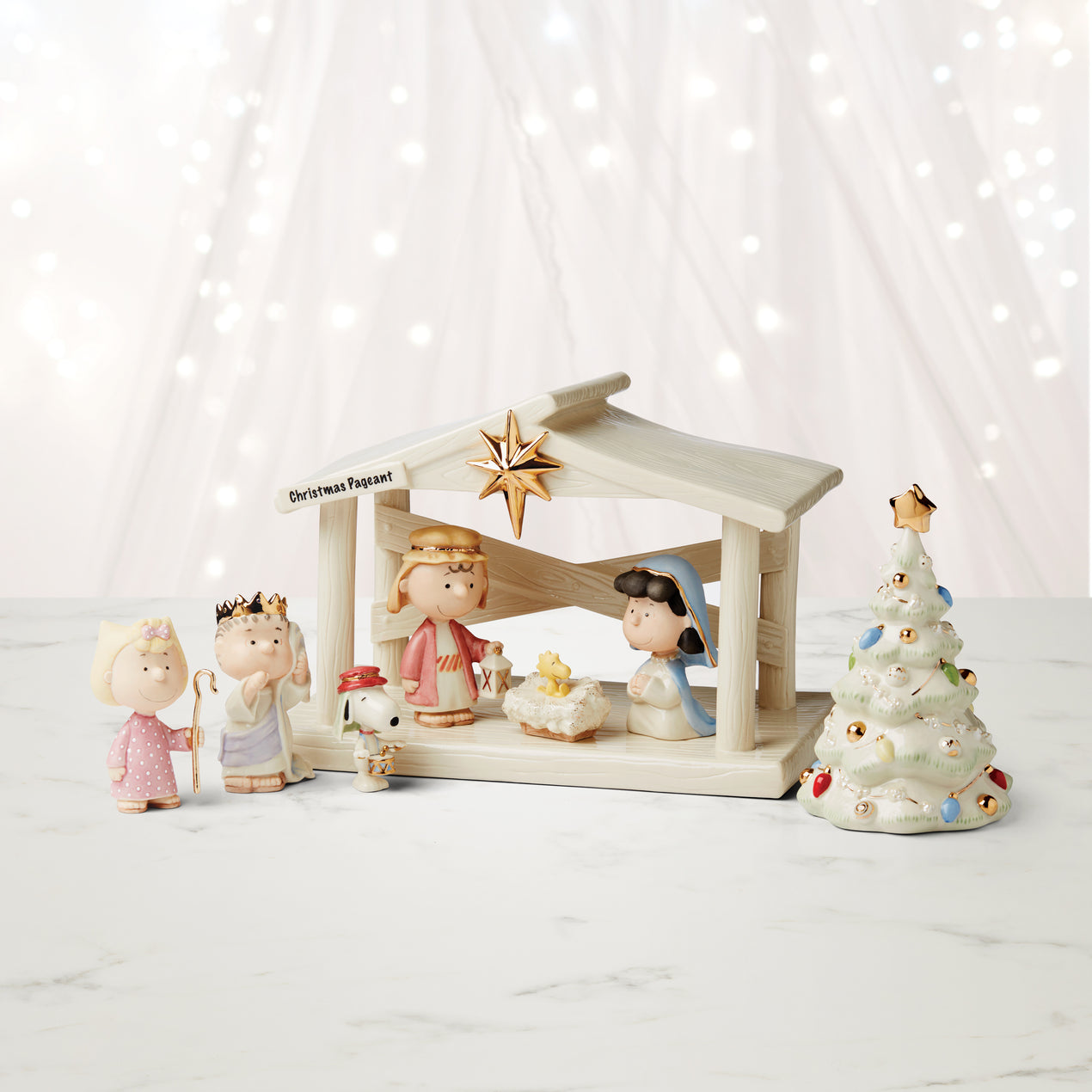 Peanuts The Christmas Pageant Creche with Star – Lenox Corporation