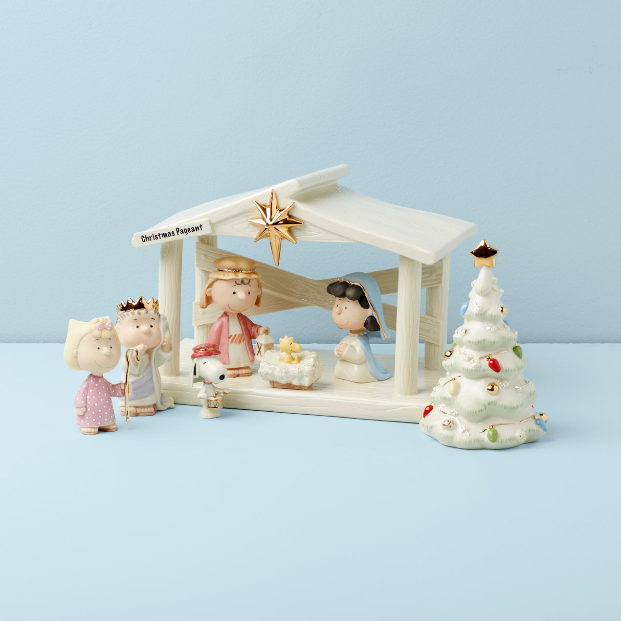 Peanuts The Christmas Pageant & Creche 8-Piece Set – Lenox Corporation