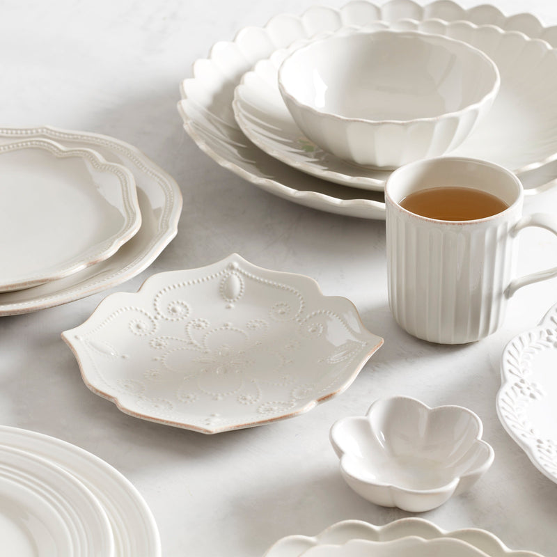 French Perle ™ 4-piece Assorted Dessert Plate Set