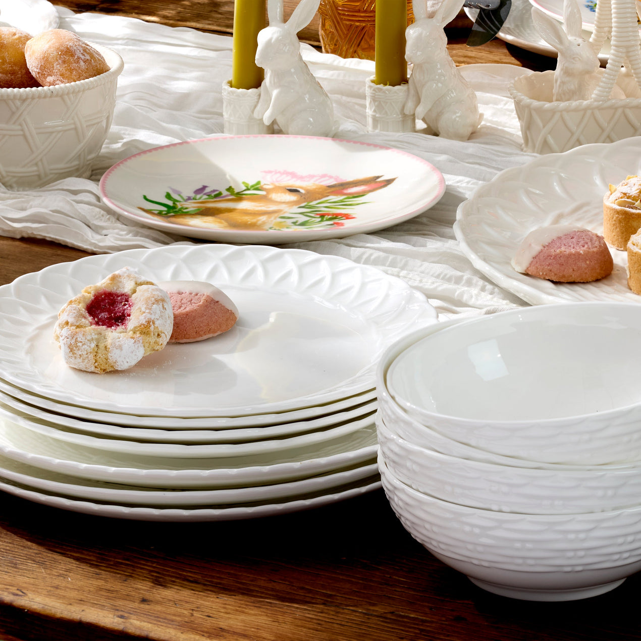 Wicker Creek 12-Piece Dinnerware Set