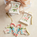 Mr & Mrs 2-Piece Ornament Set