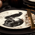 Vintage Gold Halloween Dessert Plates, Set of 4
