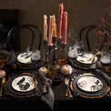 Vintage Gold Halloween Dessert Plates, Set of 4
