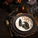 Vintage Gold Halloween Dessert Plates, Set of 4