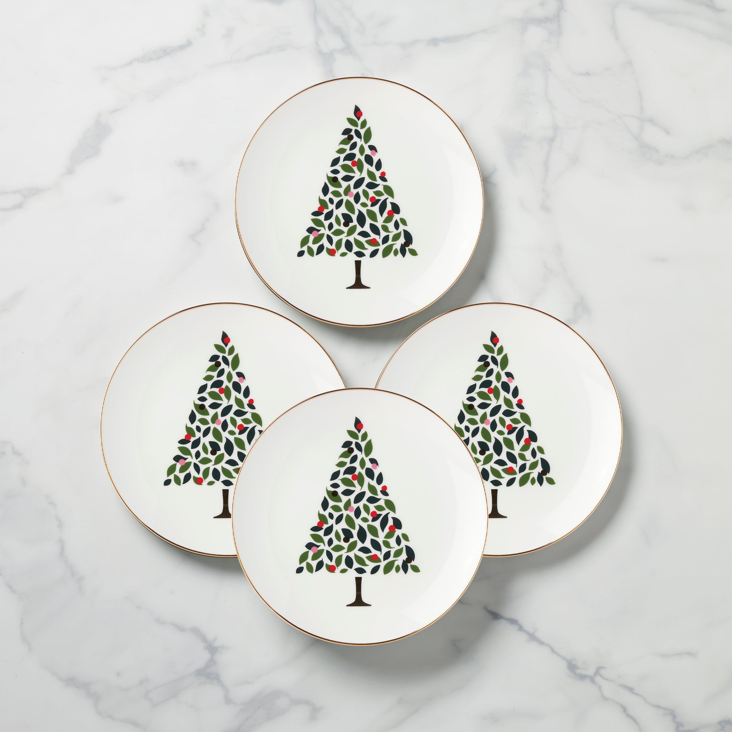 Evergreen Accent Plates, Set of 4 – Lenox Corporation