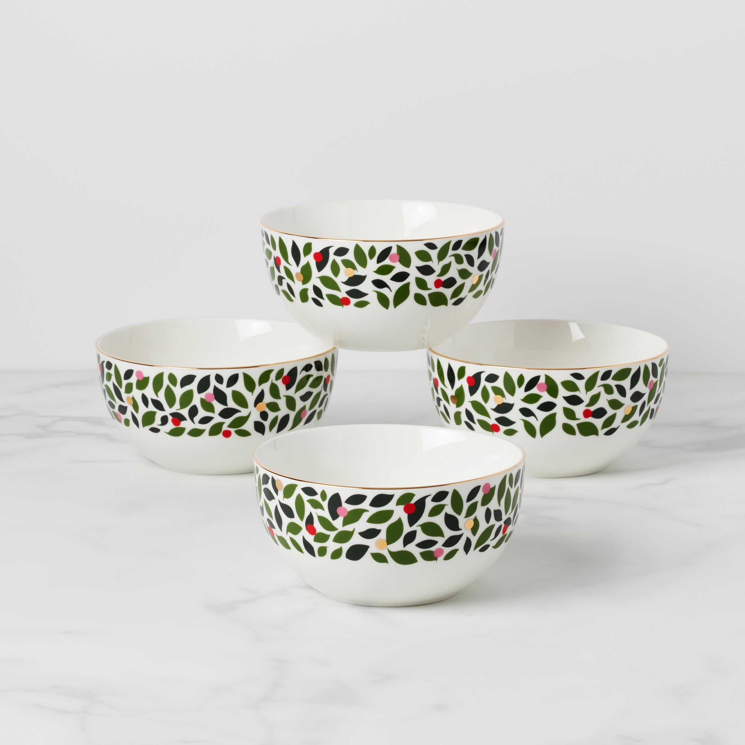 Evergreen Cereal Bowls, Set of 4 – Lenox Corporation