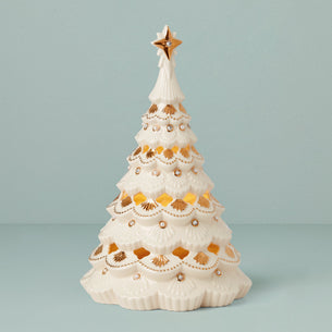 Florentine & Pearl Lit Tree Figurine