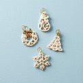 Mini Pierced Charm Ornaments, Set of 4