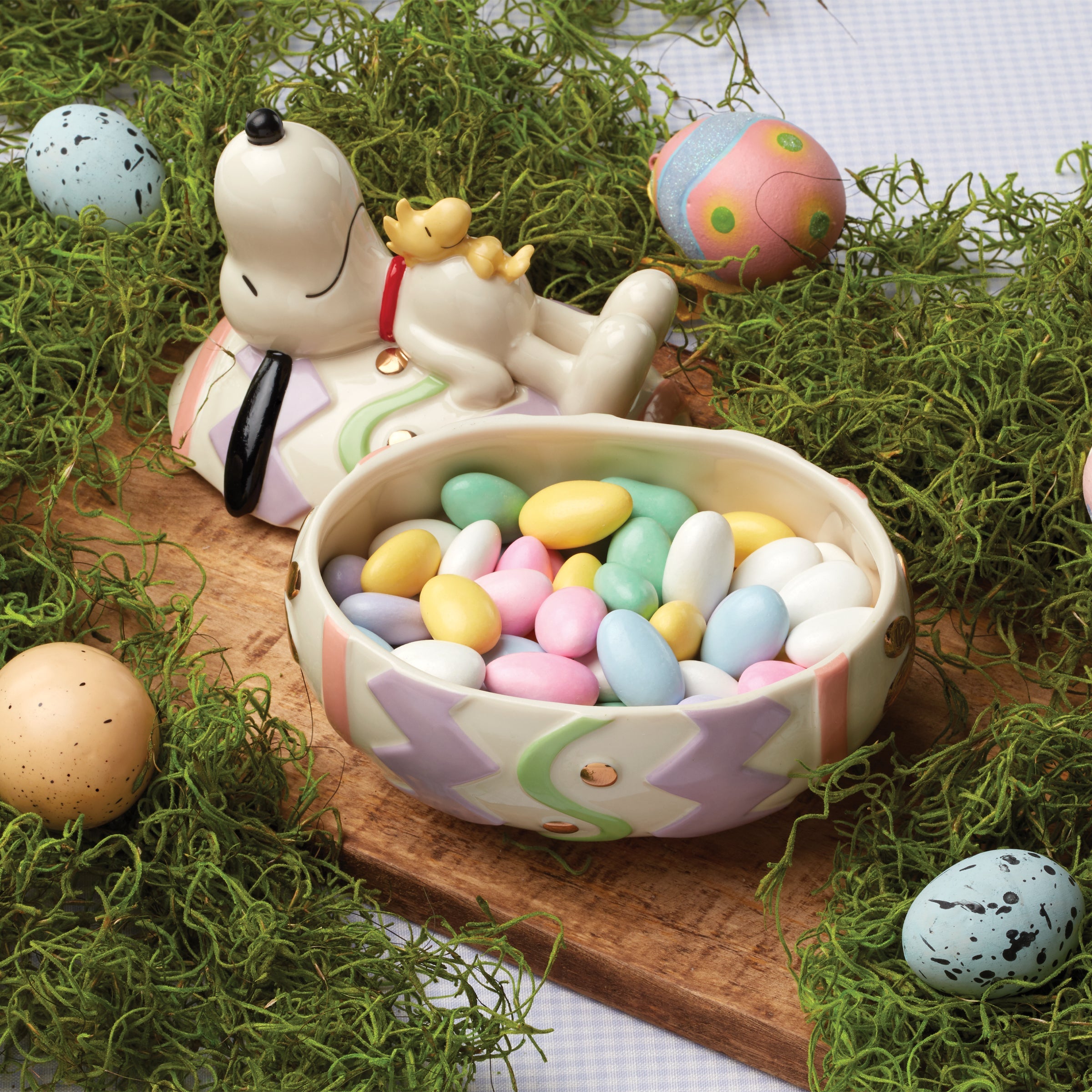 Snoopy Easter Covered Candy Dish – Lenox Corporation