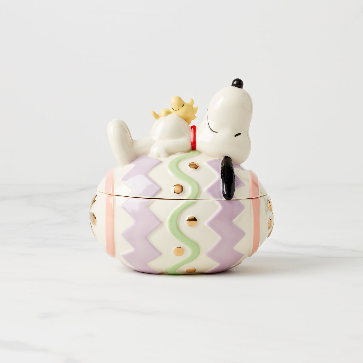 Peanuts Easter Snoopy Covered Candy Dish