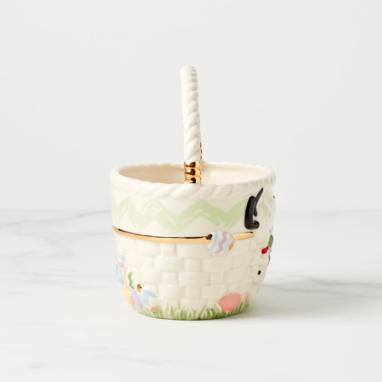 Peanuts Snoopy & Woodstock Easter Basket Lenox Corporation