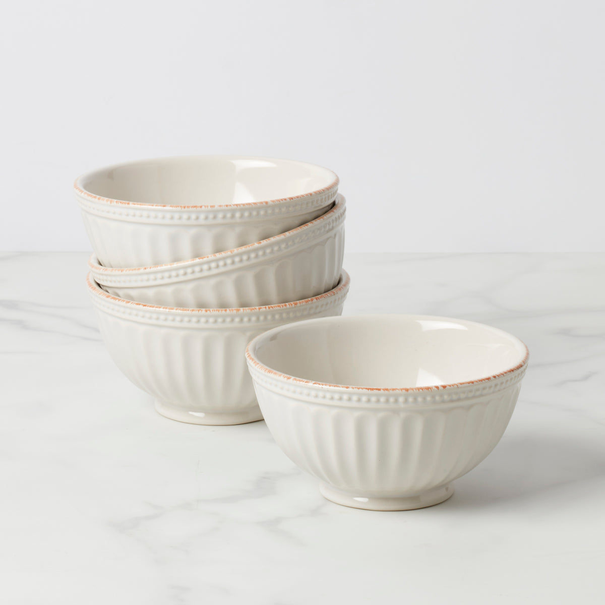 French Perle Groove All-Purpose Bowls, Set of 4 – Lenox Corporation