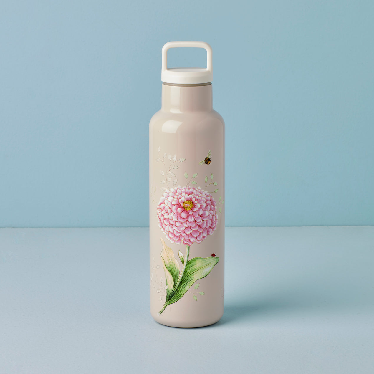 Lenox 895748 Butterfly Meadow Pink Insulated Water Bottle