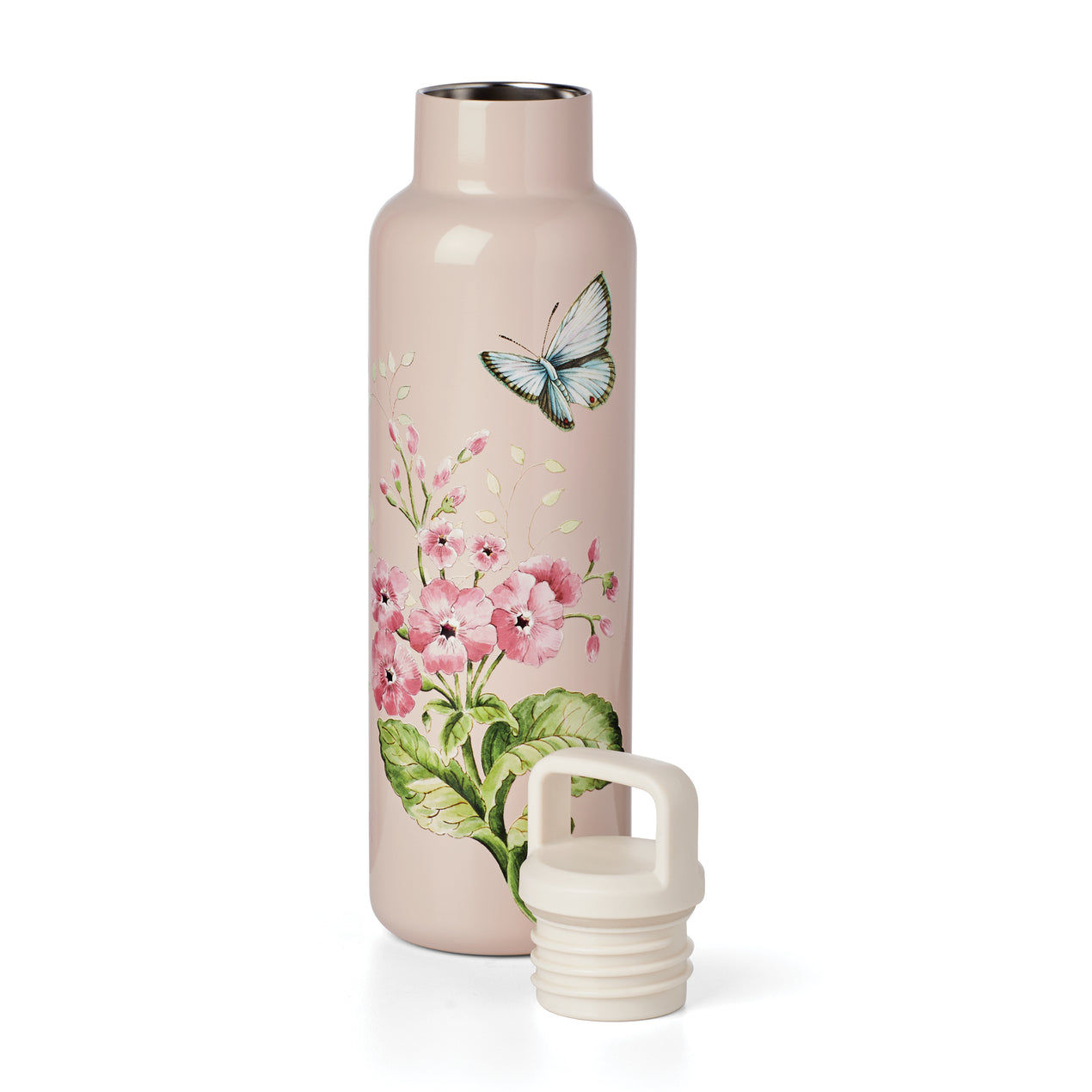 Butterfly Meadow Pink Insulated Water Bottle – Lenox Corporation