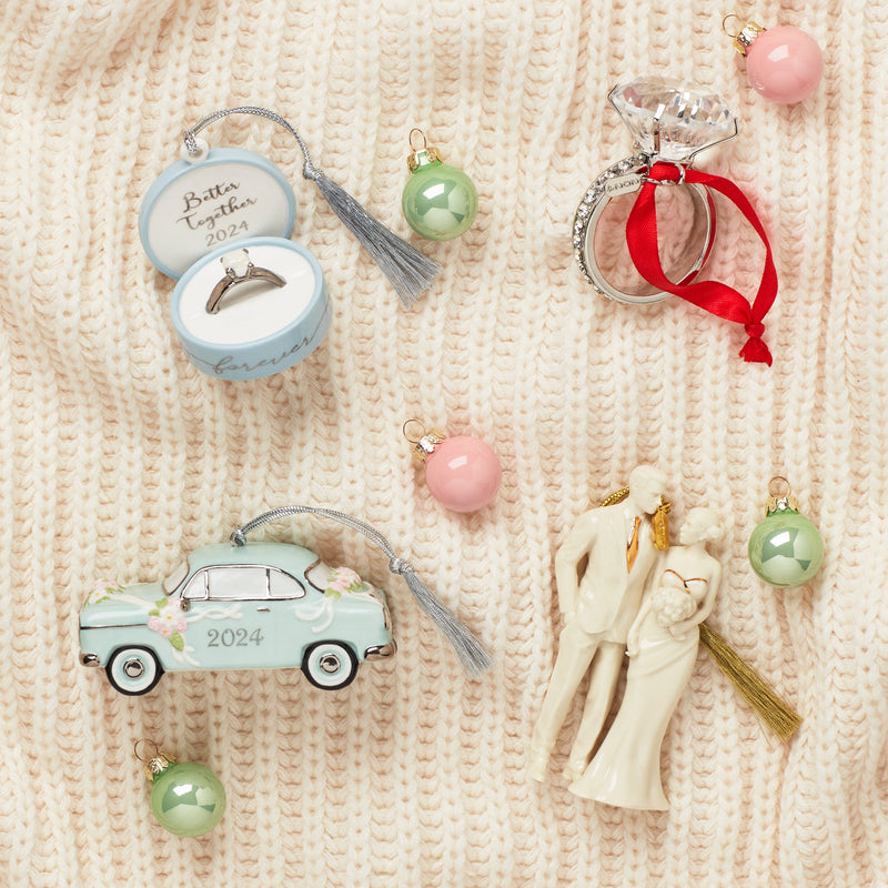 2024 Silverplate Engagement Ring Ornament