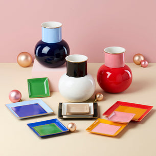 Make It Pop White & Black Bouquet Vase