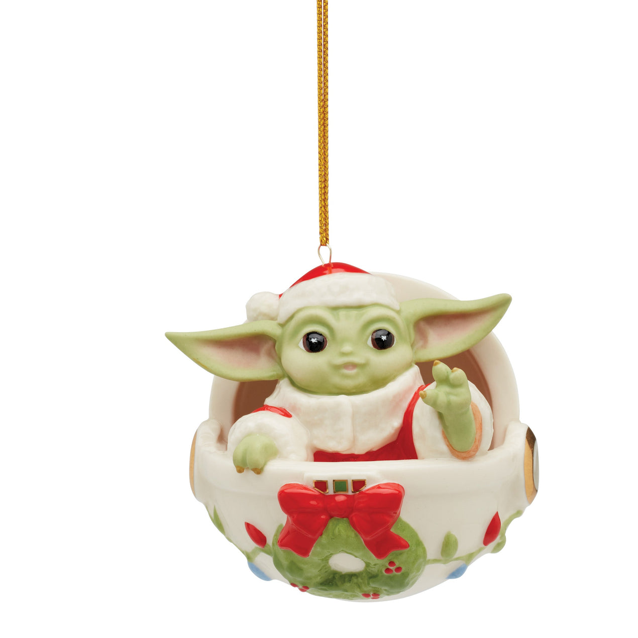 Grogu's Holiday Hover Pram Ornament