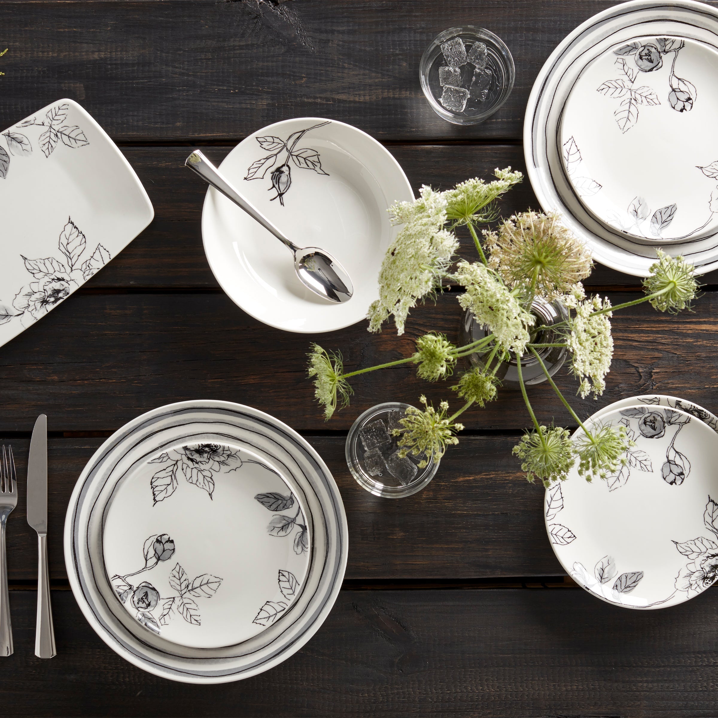 Sketchbook 12-Piece Dinnerware Set – Lenox Corporation