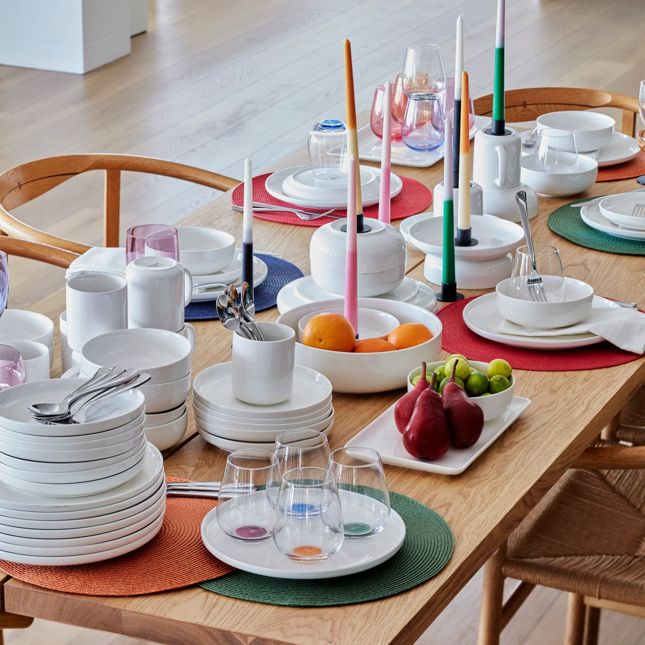 24 Seven White 12 Piece Dinnerware Set