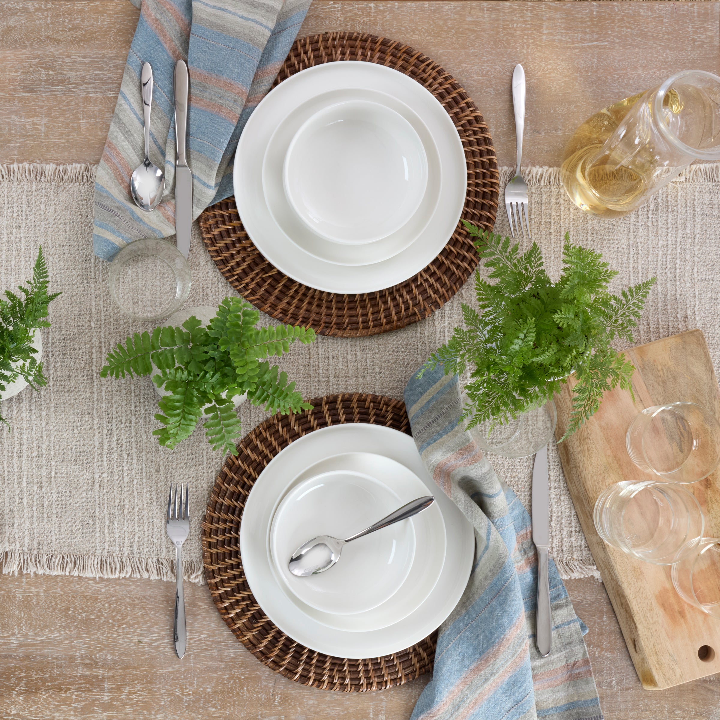 24 Seven White 24-Piece Dinnerware Set – Lenox Corporation