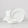 24 Seven White 12-Piece Dinnerware Set