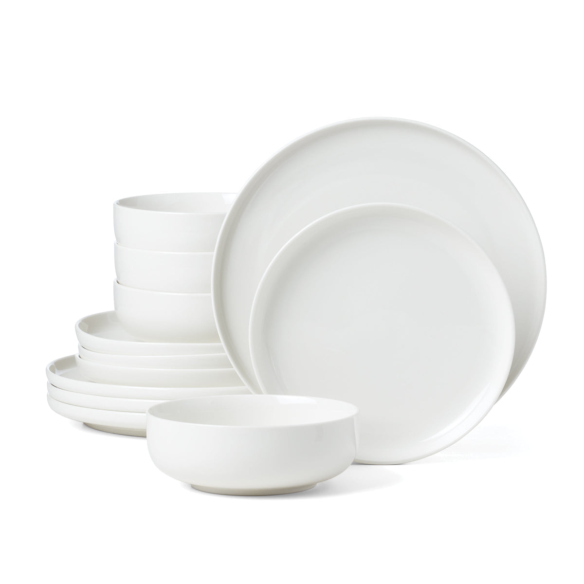 24 Seven White 12-Piece Dinnerware Set – Lenox Corporation
