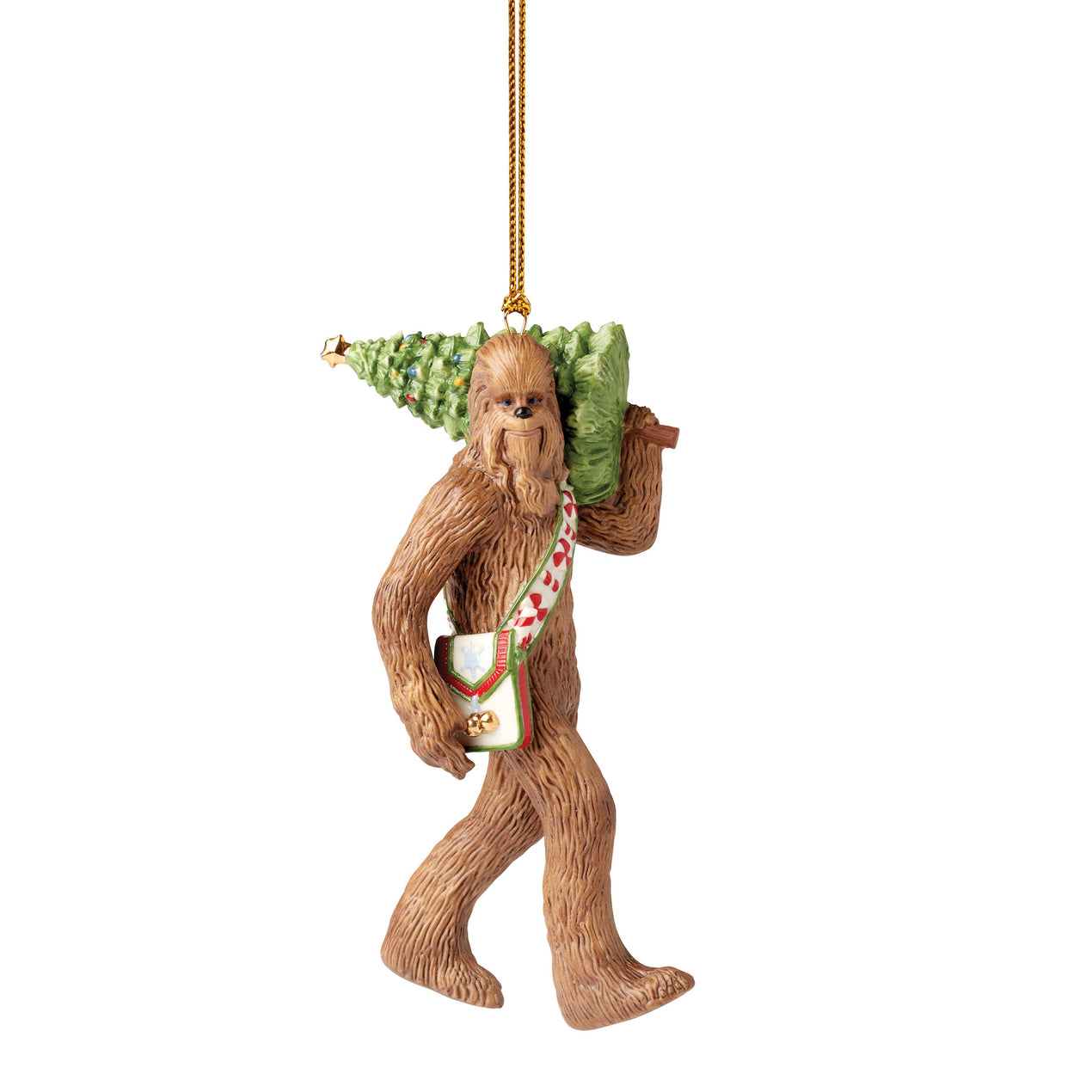 Chewbacca With Christmas Tree Ornament