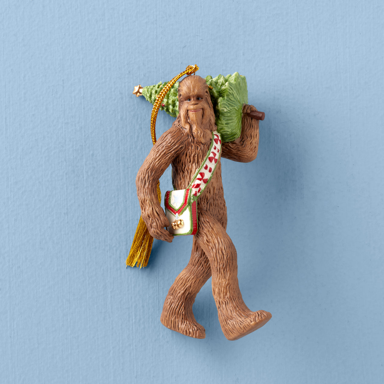 cambridge silversmiths Chewbacca With Christmas Tree Ornament