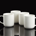 24 Seven White Mugs, Set of 4