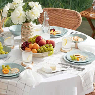 Terrazzo Melamine Mint 12-Piece Dinnerware Set