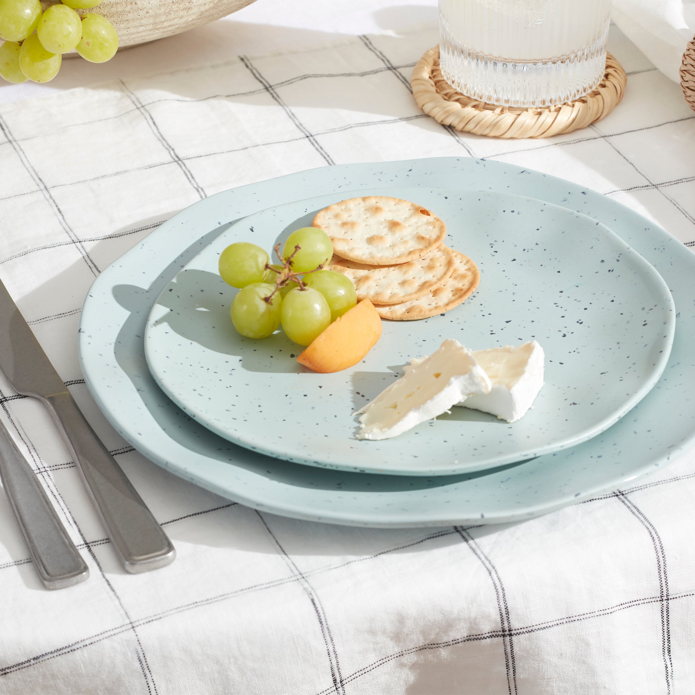 Terrazzo Melamine Mint 12-Piece Dinnerware Set – Lenox Corporation