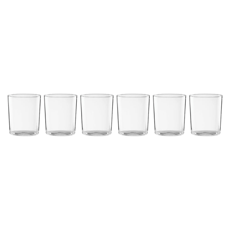 Stackable Tall Glasses, Set of 6, Clear