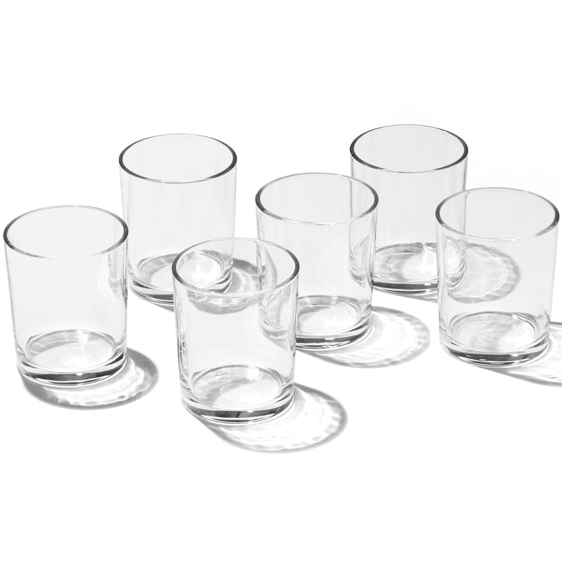 Merry & Bright Stackable Clear Tall Glasses - Set Of 6