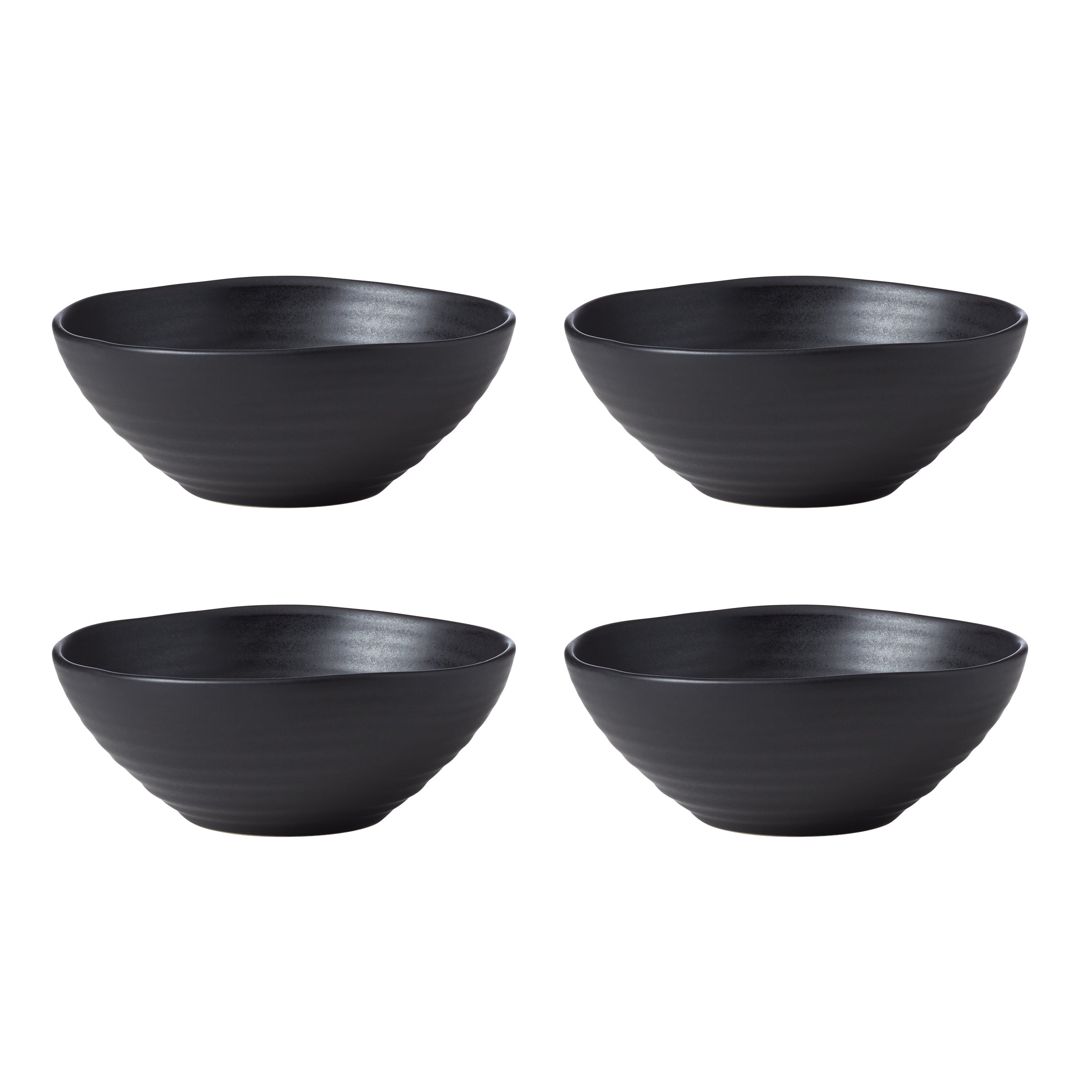 Ridge Black 12-Piece Dinnerware Set – Lenox Corporation