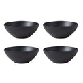 Ridge Black 12-Piece Dinnerware Set