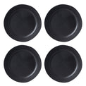 Ridge Black 12-Piece Dinnerware Set