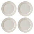Ridge White 12-Piece Dinnerware Set