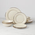 Solitaire 12-Piece Dinnerware Set, Service for 4