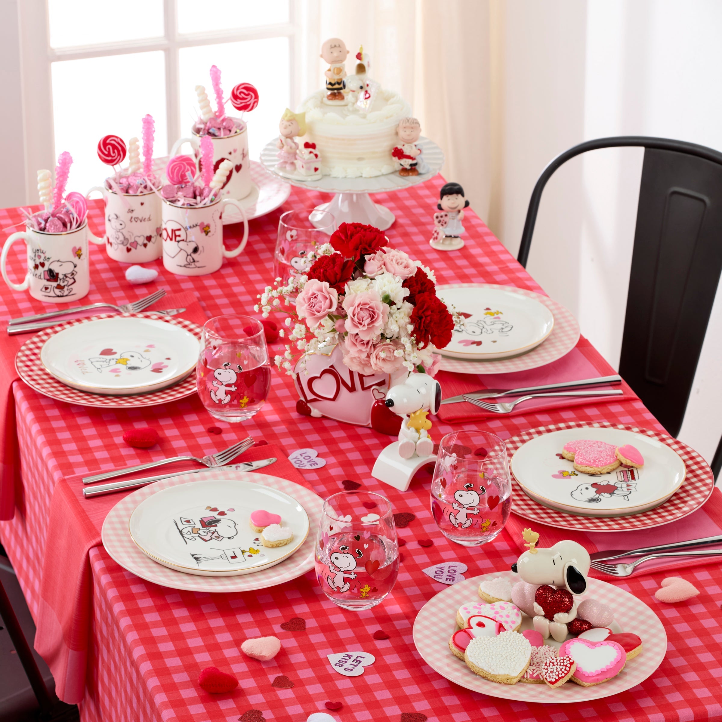 Snoopy Valentine's Day Tumblers, Set of 4 – Lenox Corporation