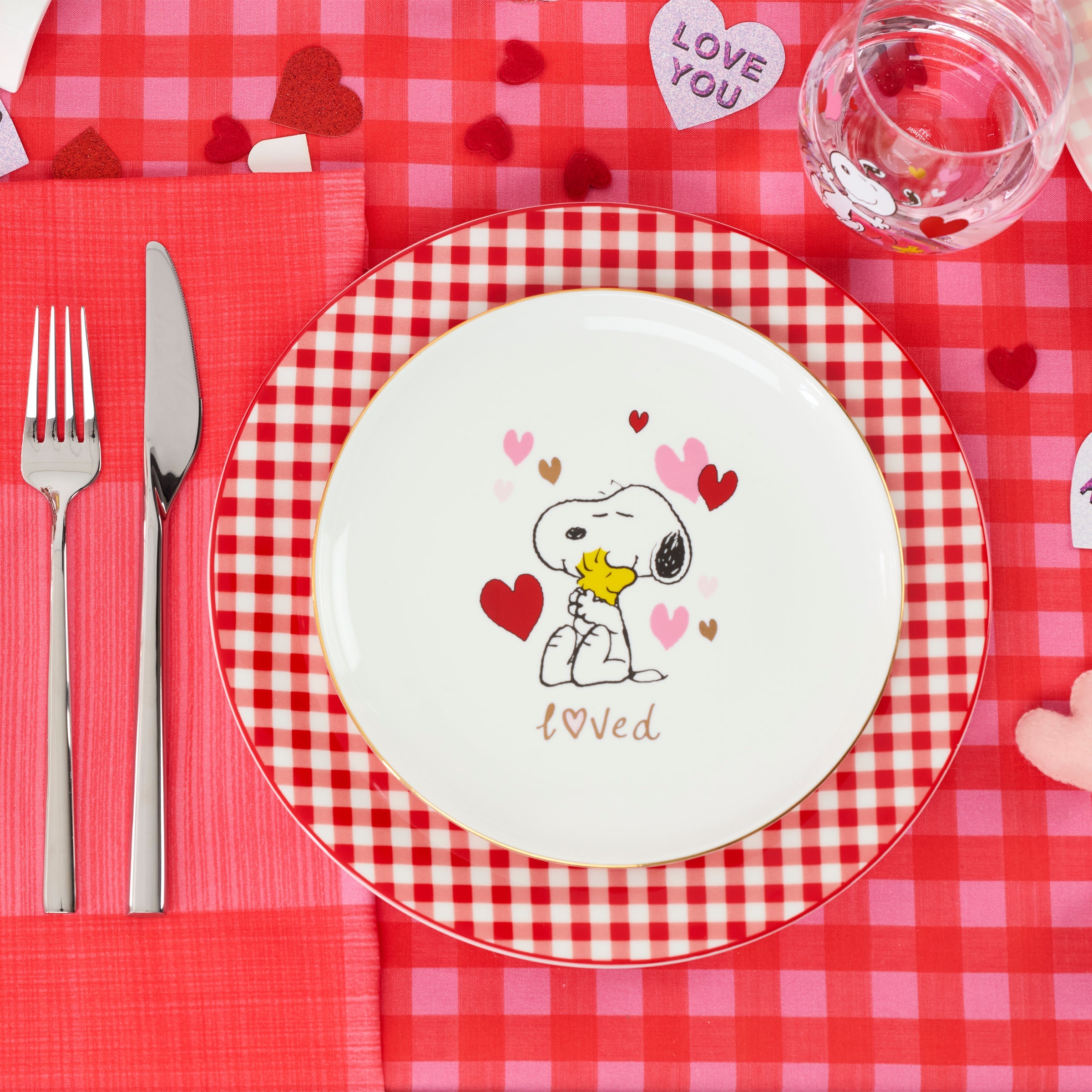 Gingham Red Dinner Plates, Set of 4 – Lenox Corporation