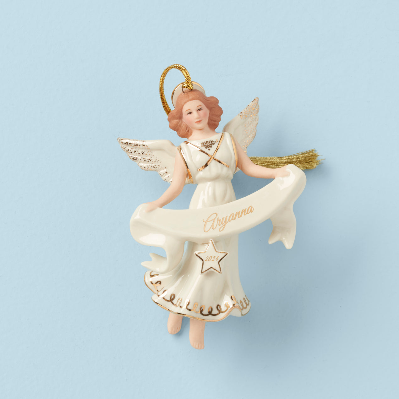 Personalized Heavenly Angel Christmas Ornament