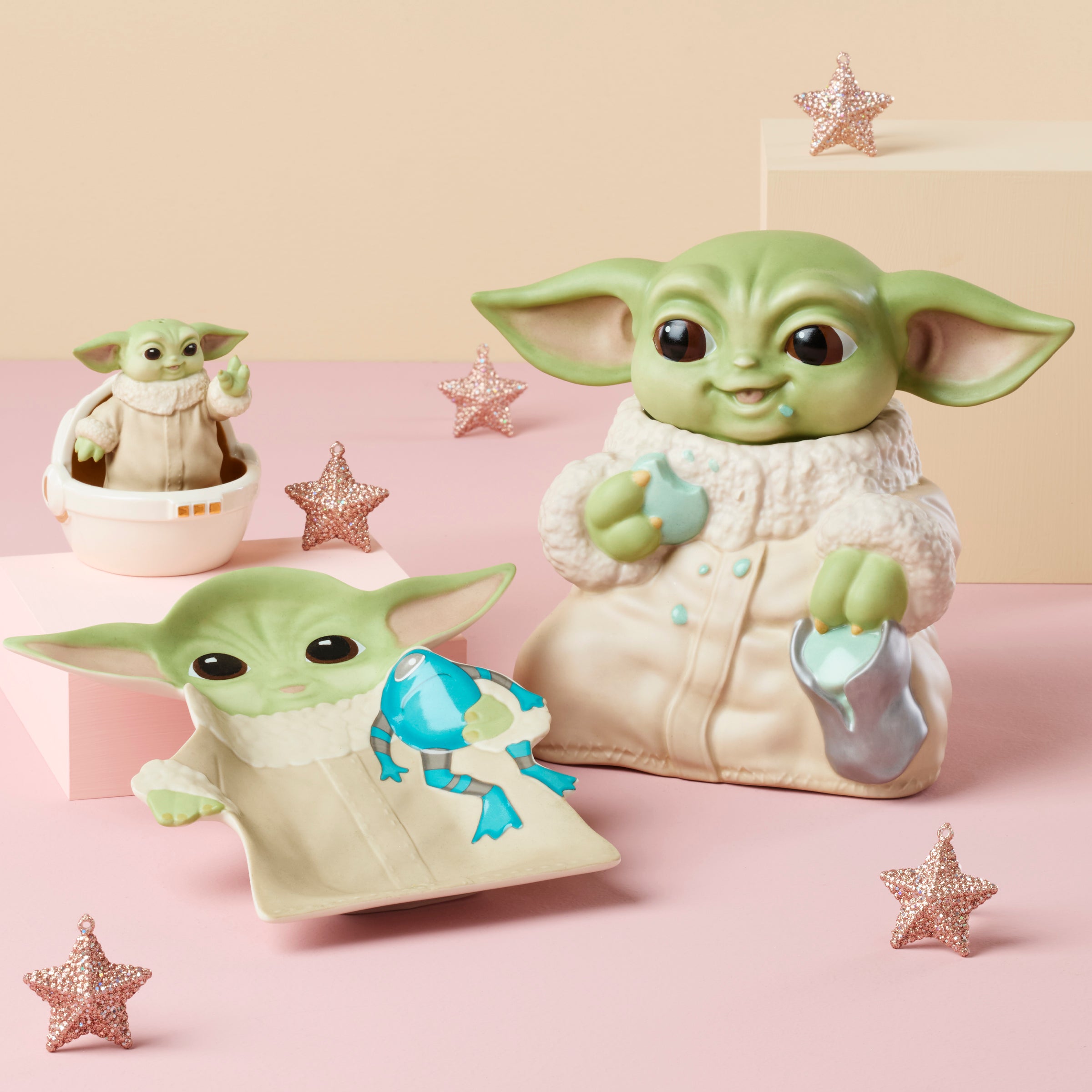 キッチン家電 Ana Glenda yoda Grogu Figural Candy Dish – Lenox Corporation