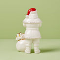 2024 African American Santa With Gift Figurine