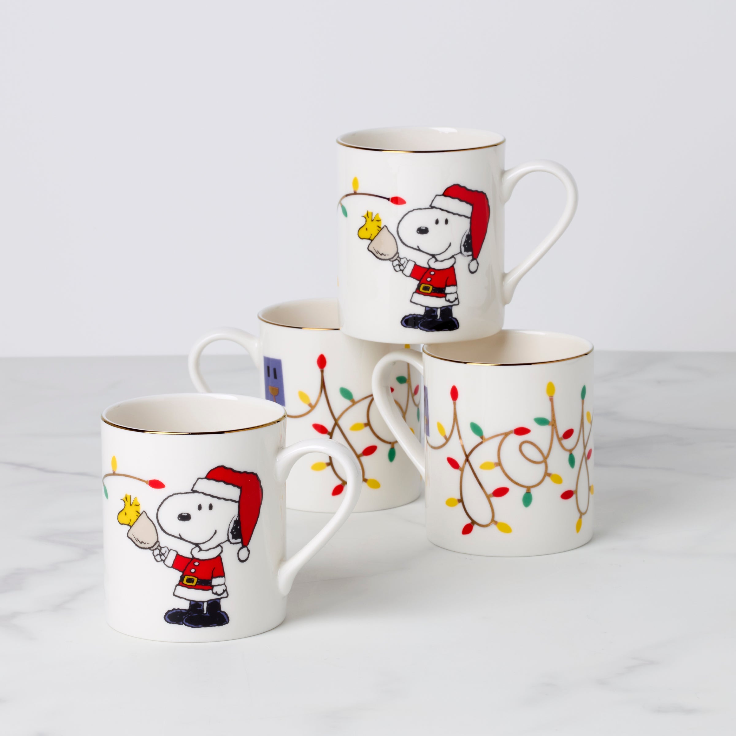 Snoopy Christmas 12-Piece Dessert Set – Lenox Corporation