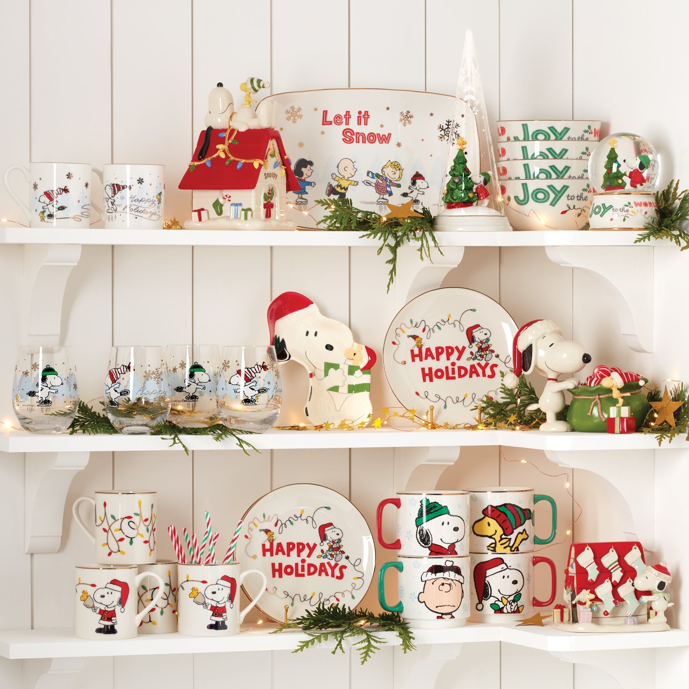 Snoopy Christmas All-Purpose Bowls, Set of 4 – Lenox Corporation