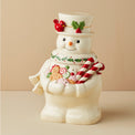 Happy Holly Days Snowman Cookie Jar