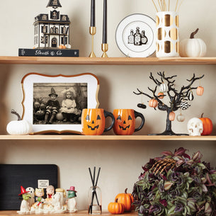 Vintage Halloween Dessert Plates - Set of 4